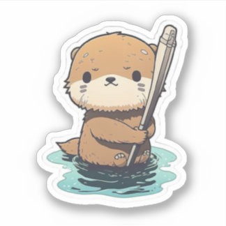 Cute Sea Otter Sticker