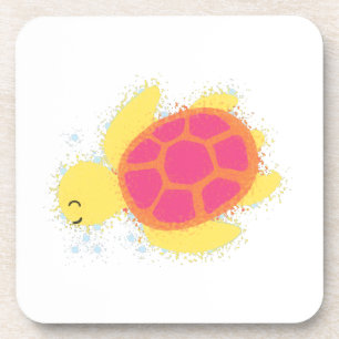Cute Sea Turtle Coaster