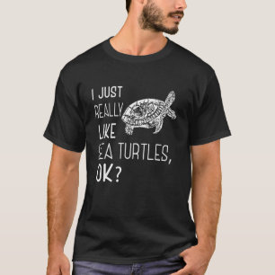 Cute Sea Turtle Fan T-Shirt