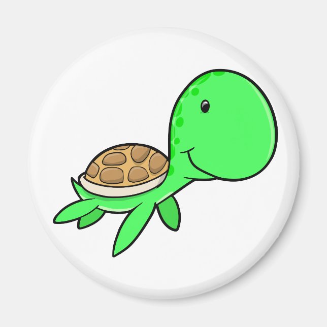 Cute Sea Turtle  Magnet (Front)