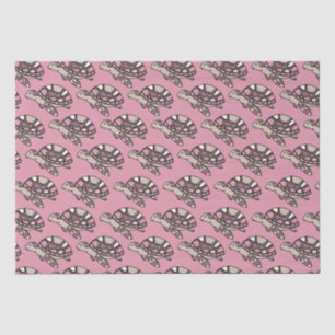 Cute sea turtle pink tissue paper