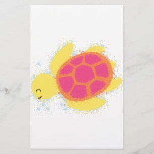 Cute Sea Turtle Stationery