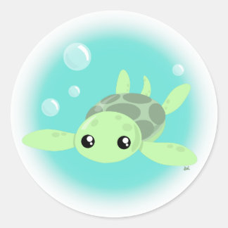 Cute Sea Turtle Sticker