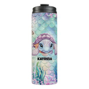 Cute Sea Turtle  Thermal Tumbler