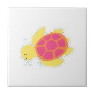 Cute Sea Turtle Tile