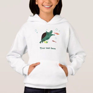 Cute Sea Turtle Under the Sea Art