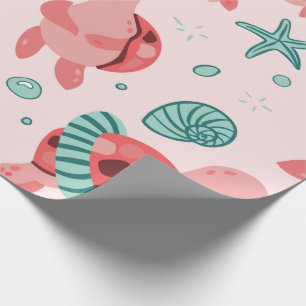 Cute Sea Turtle Wrapping Paper