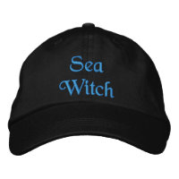 Cute Sea Witchcraft Quote Blue Personalised Black
