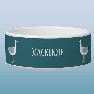 Cute Seagull Name Bowl