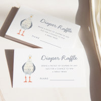 Cute Seagull Nautical Baby Shower Diaper 