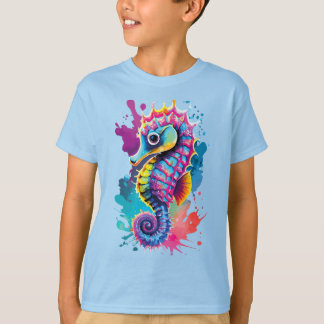 Cute Seahorse - Baby Seahorse Colourful - Seahorse T-Shirt