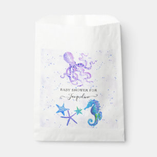 Cute Seahorse Stafish Octopus Beach Baby Shower Favour Bags