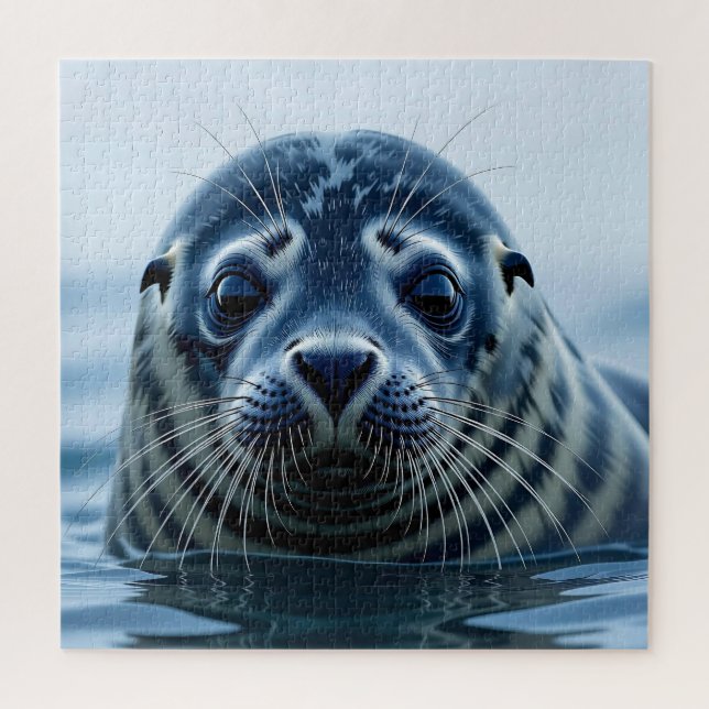 Cute Seal Close up Jigsaw Puzzle (Vertical)