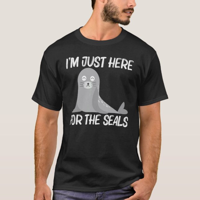 Cute Seal For Men Women Sea Lion Zoo Animal  1 T-Shirt (Front)