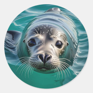 Cute Seal Sticking his Head out of Water