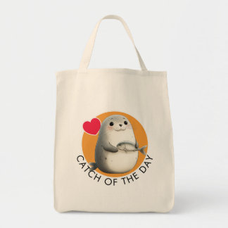 Cute Seal Tote Bag
