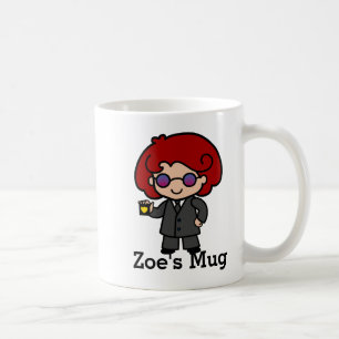Cute Secret Agent Girl Coffee Mug