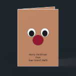 Cute Secret Santa Christmas Card<br><div class="desc">Cute and funny Secret Santa Christmas card perfect for home,  friend or business gift exchanges. Customize with your personalized message.</div>