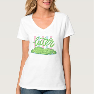 Cute See Ya Later Alligator Summer Graphic Women's T-Shirt