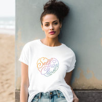 Cute Self Love Club Heart Retro