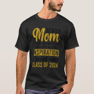 Cute Senior 2024 Mum Senior Mama 2024 Class Of 202 T-Shirt
