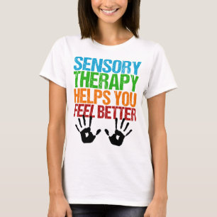 Cute Sensory Therapy OT Handprints T-Shirt