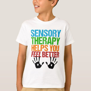 Cute Sensory Therapy SPD Autism Pun Kids T-Shirt
