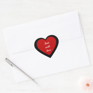 cute sent with love add text heart sticker