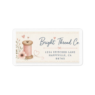 Cute Sewing Address Labels