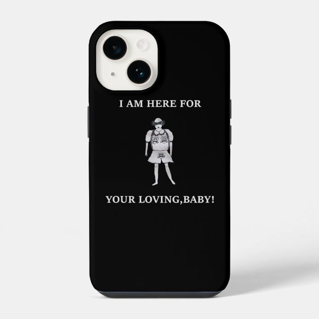 Cute sexy look please!  iPhone case (Back)