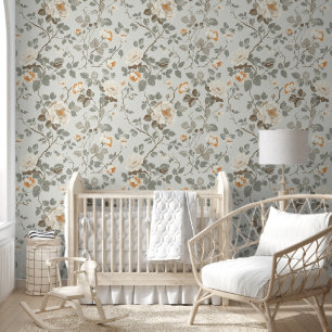 Cute Shabby Chic  Floral Wallpaper