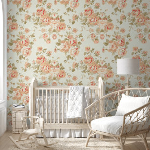 Cute Shabby Chic Floral Wallpaper
