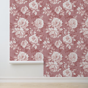 Cute Shabby Chic Floral Wallpaper