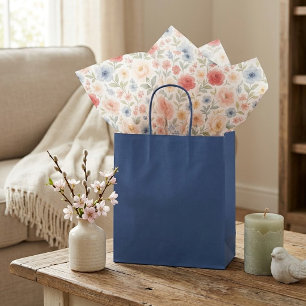 Cute Shabby Chic French Floral Art Pattern Tissue Paper
