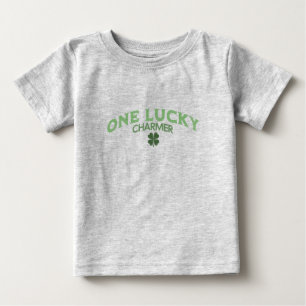 Cute Shamrock Charmer St Patrick's Day Baby T-Shirt