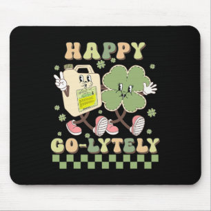 Cute Shamrock Happy Go-lytely Funny Gi Nurse St Pa Mouse Mat