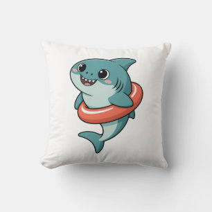 Cute Shark Baby With Float Kids Cushion
