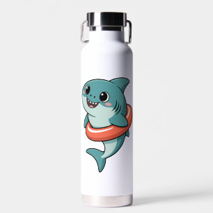 Cute Shark Baby With Float Kids Water Bottle