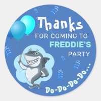 Cute Shark | Blue Balloons Birthday
