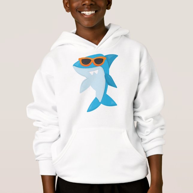 Cute Shark, Cool Shark, Shark With Sunglasses (Front)