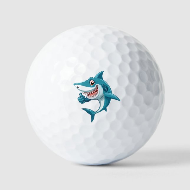 Cute shark golf balls (Front)