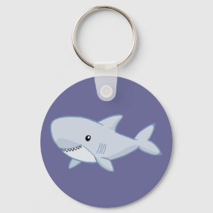 Cute Shark Key Ring