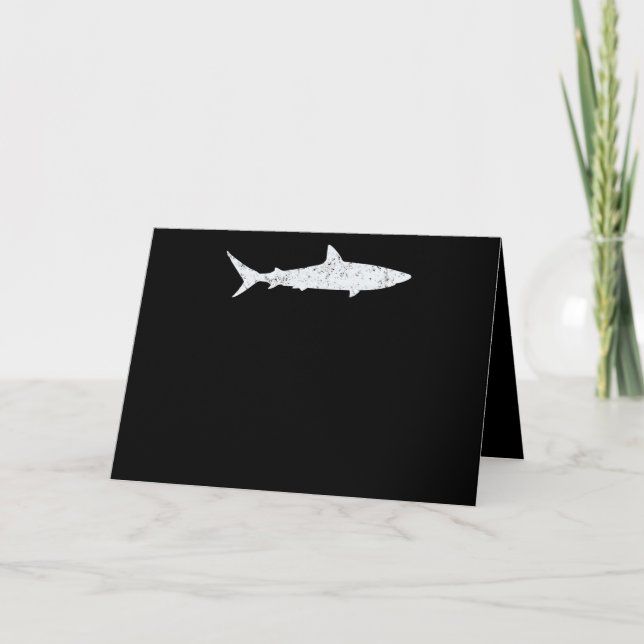 Cute Shark Lover Gifts - Funny Shark Gifts Card (Front)
