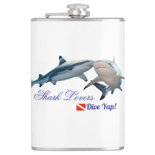 Cute Shark lovers Shot Glass Hip Flask