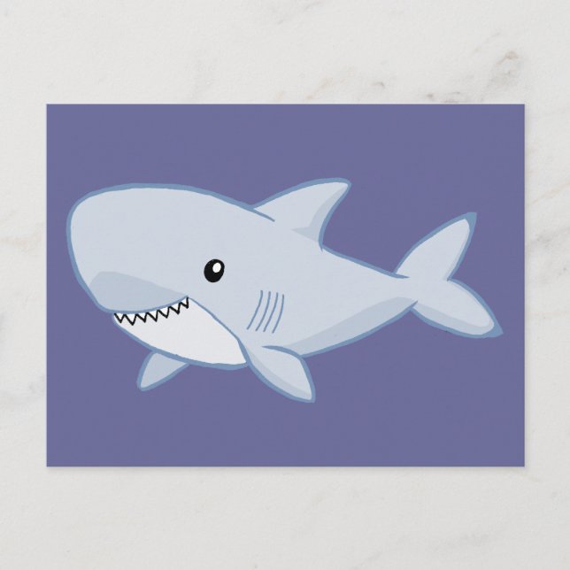 Cute Shark Postcard (Front)