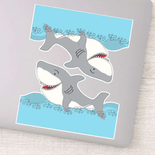 Cute Shark Street Vinyl (Detail)