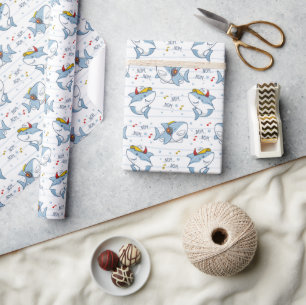 Cute Shark Wrapping Paper