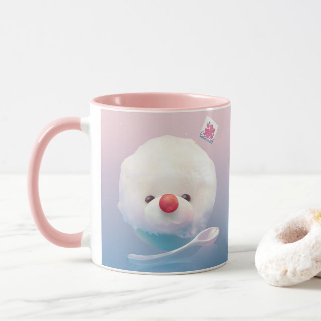 Cute Shaved Ice Dog Mug (With Donut)