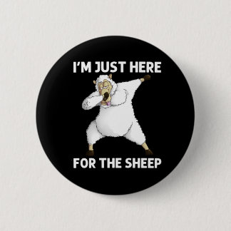 Cute Sheep 6 Cm Round Badge