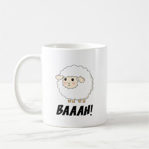 Cute Sheep Baaah Coffee Mug